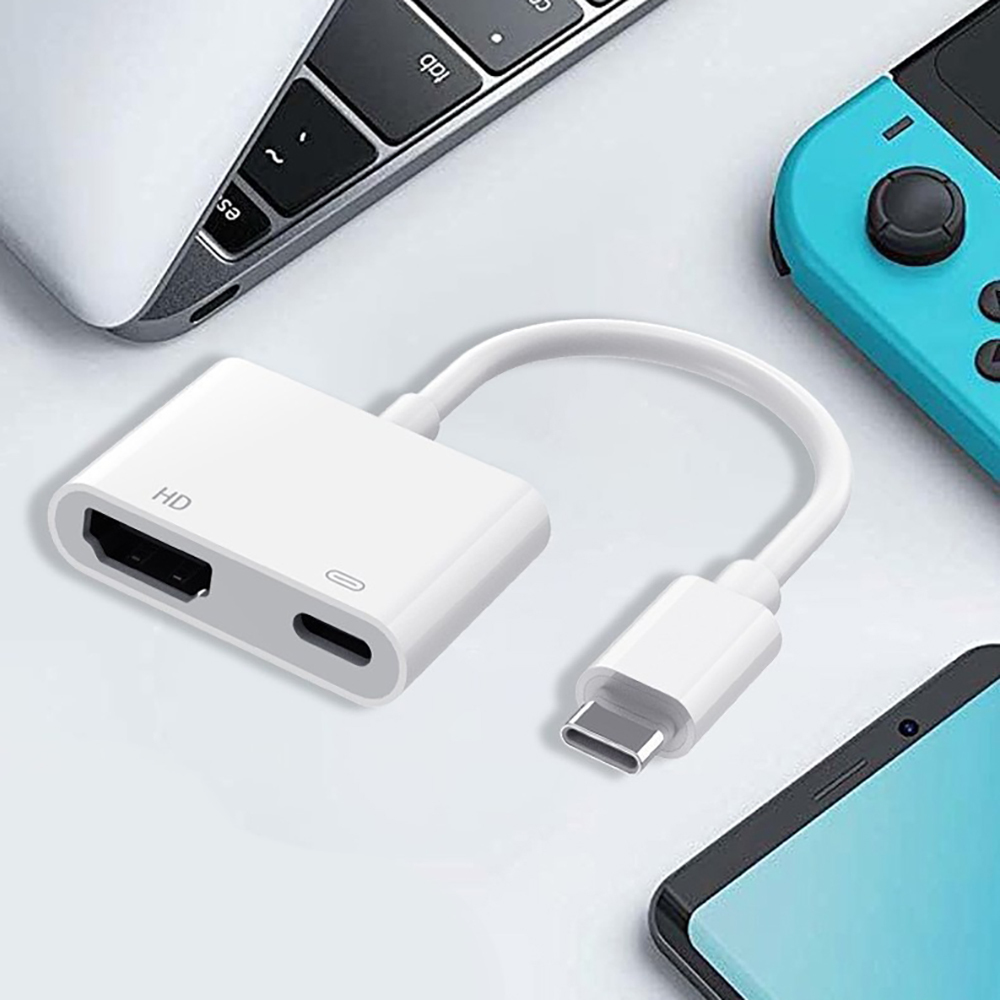 Zore Type-C to Type-C PD100W + HDMI 4K@30Hz 2in1 Adaptör - 8
