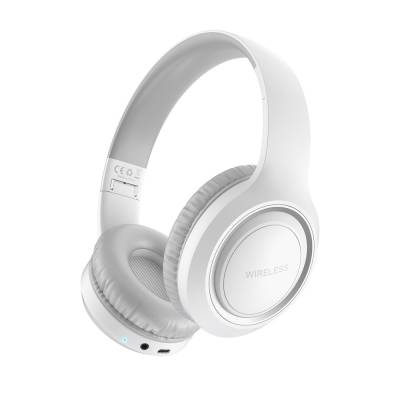 Zore UID-10 Adjustable and Foldable Over-Ear Bluetooth Headset White