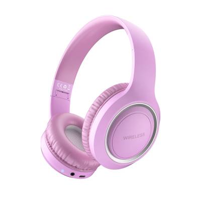 Zore UID-10 Ayarlanabilir ve Katlanabilir Kulak Üstü Bluetooth Kulaklık Mor