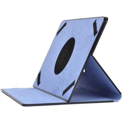 Zore Unik Universal 12 Inch Rotatable Stand Case Açık Mavi