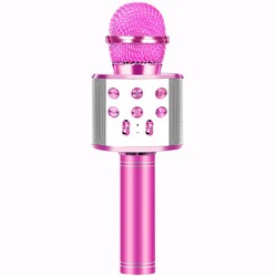 Zore WS-858 Karaoke Mikrofon Pembe