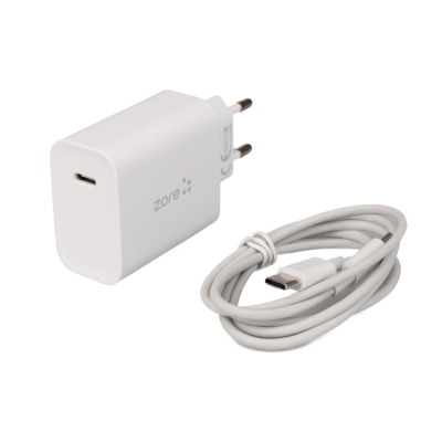 ​Zore XMac Series X6 Type-C to Type-C Home Charger 20W White