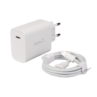 ​Zore XMac Series X7 Type-C to Lightning Home Charger 20W White