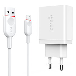 ​Zore XMac Series ZR-X2 Micro 2 in 1 Charger Set White