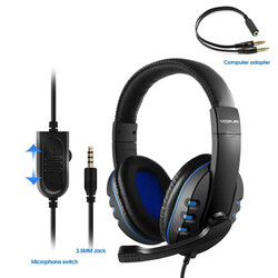 Zore Yes Plus GM-111 Player Headphone 3.5mm Black-Blue