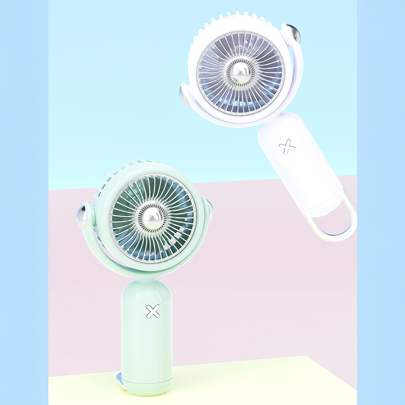 Zore YS-2506 Foldable 360 ​​Degree Rotating Head Portable Mini Fan Cooling Hand Fan - 3