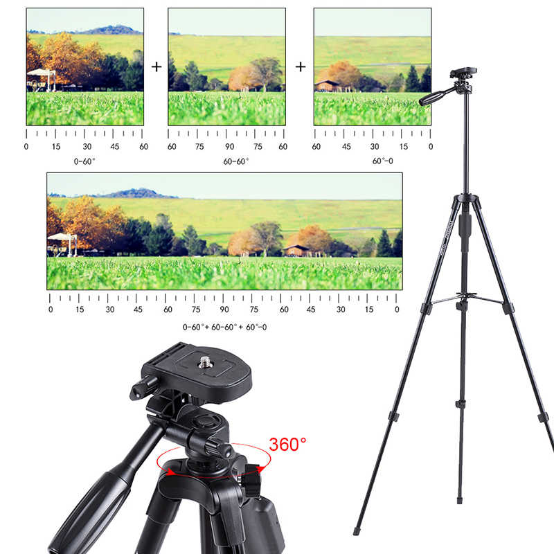 Zore Yunteng VCT 5208 Full Original Phone Tripod - 9