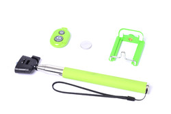 Zore Z07-1 Bluetoothlu Selfie Çubuğu Yeşil
