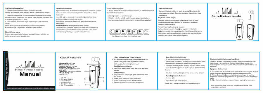 Zore BT-ZR2 Bluetooth Kulaklık - 9