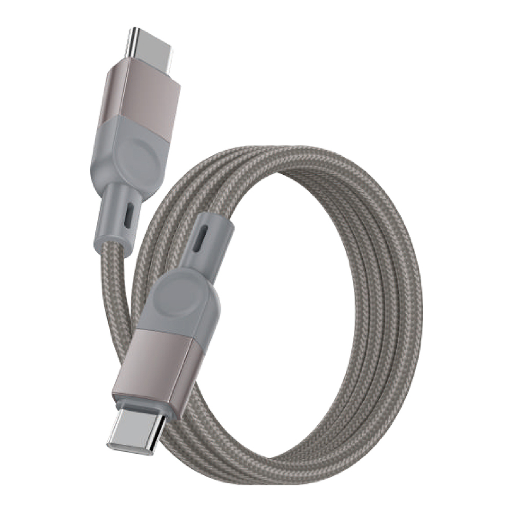Zore ZR-44 Type-C to Type-C PD 100W Örgü Tasarımlı Hızlı Şarj Özellikli Data ve Şarj Kablosu 1M - 1