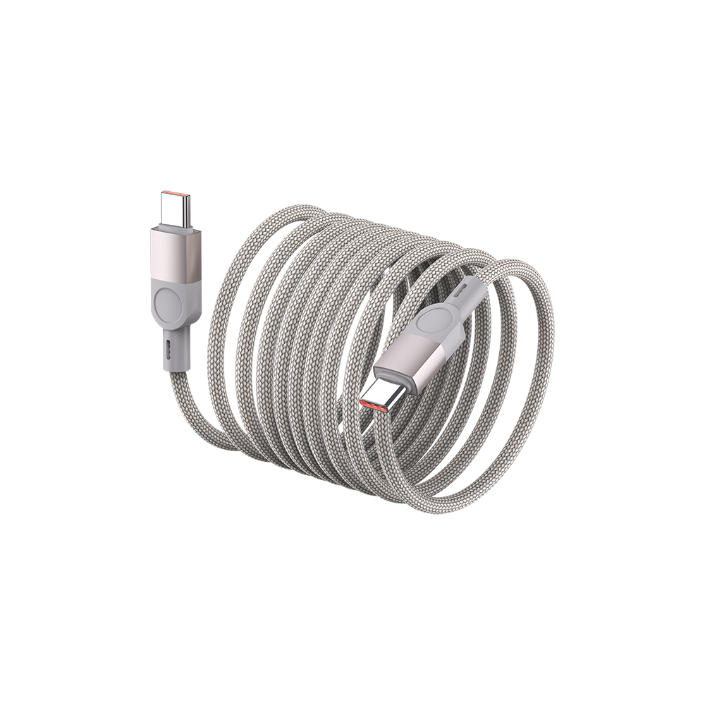 Zore ZR-44 Type-C to Type-C PD 100W Örgü Tasarımlı Hızlı Şarj Özellikli Data ve Şarj Kablosu 1M - 4
