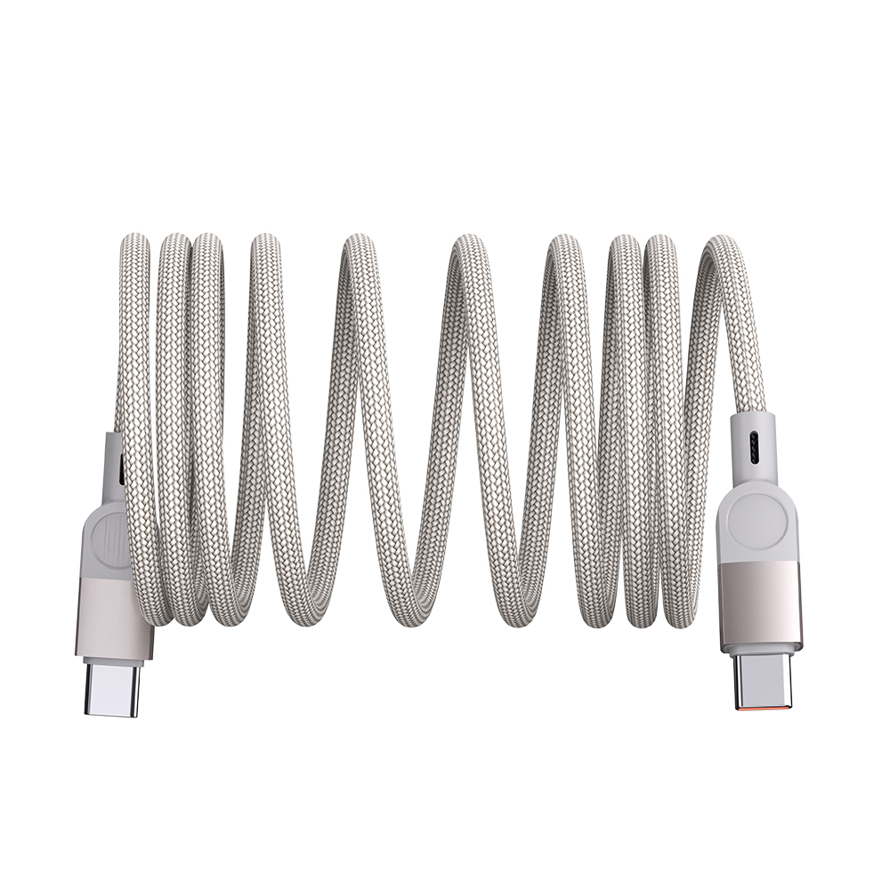 Zore ZR-44 Type-C to Type-C PD 100W Örgü Tasarımlı Hızlı Şarj Özellikli Data ve Şarj Kablosu 1M - 6