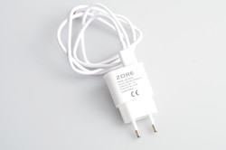 Zore ZR-A2000 2 Usb li Micro Ev Şarj Seti Beyaz