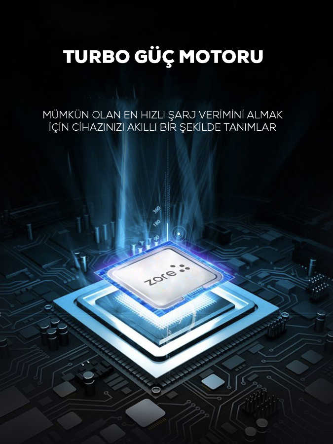 Zore ZR-C1 Micro 2 in 1 Car Charger Set - 7