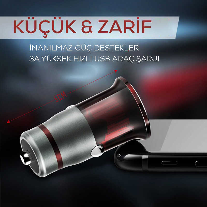 Zore ZR-C304Q Ligthing Araç Şarj Seti - 11