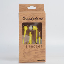 Zore ZX-HD220 3.5mm Headphone Yellow